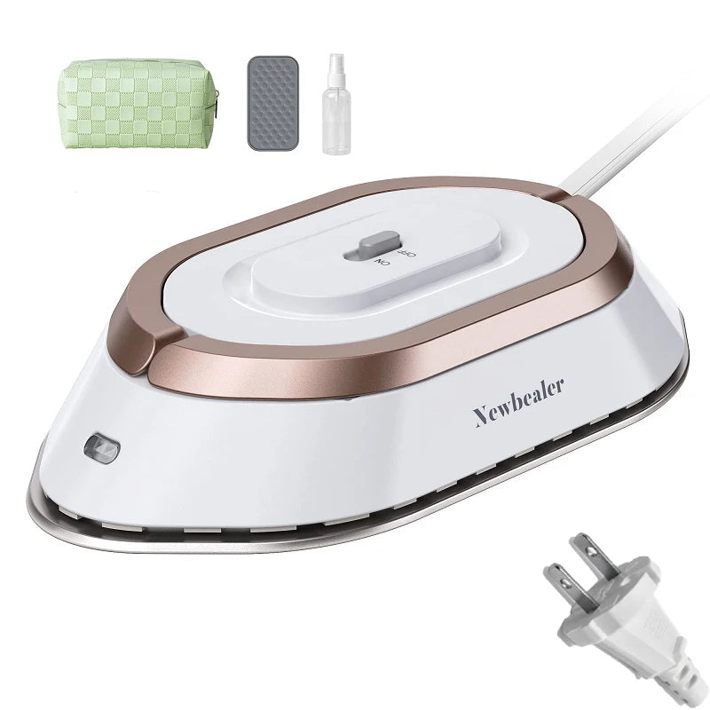 Portable Mini Electric Iron Dual-Voltage Non-Steam Travel Dry Iron 100-240V
