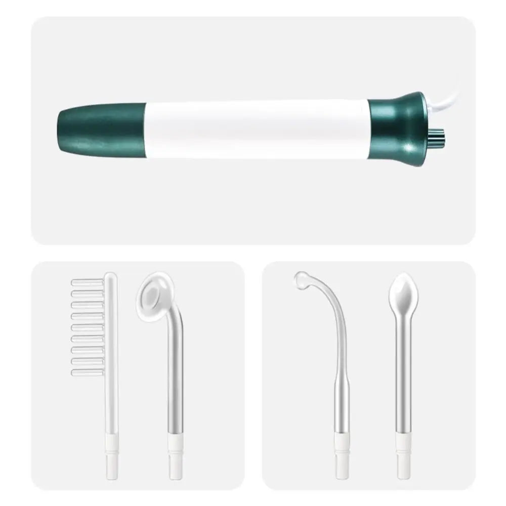 Vortex Comb Bundle for Hair Nourishment with High Frequency Settings - Hair Growth Wand and Facial Care Device