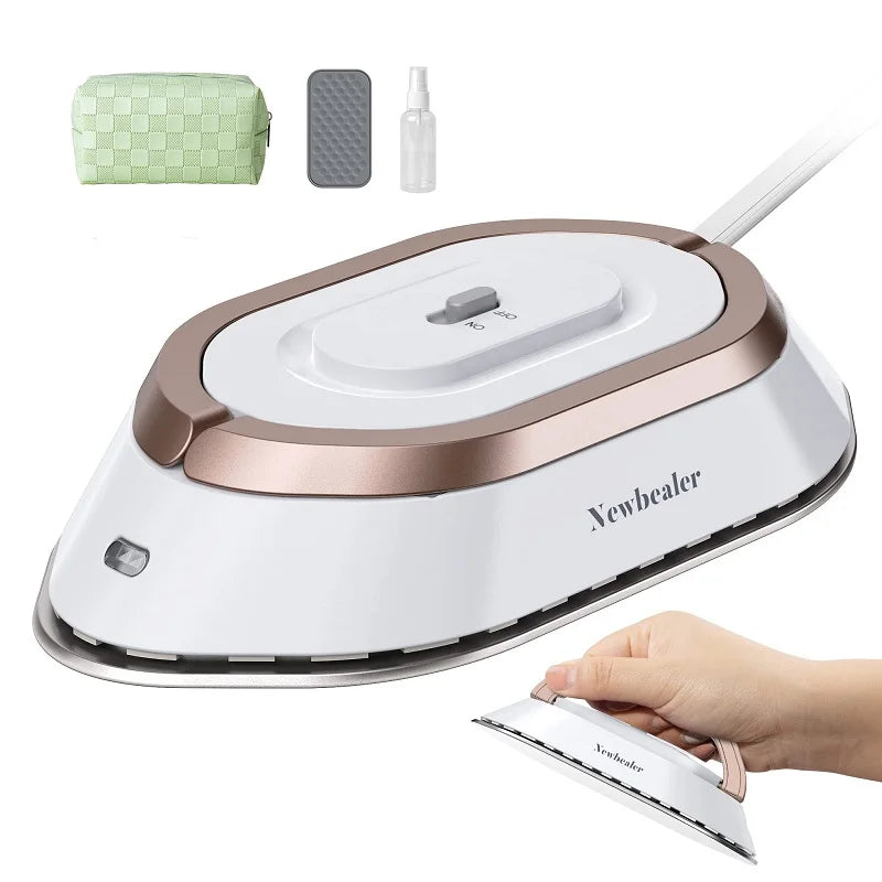 Portable Mini Electric Iron Dual-Voltage Non-Steam Travel Dry Iron 100-240V