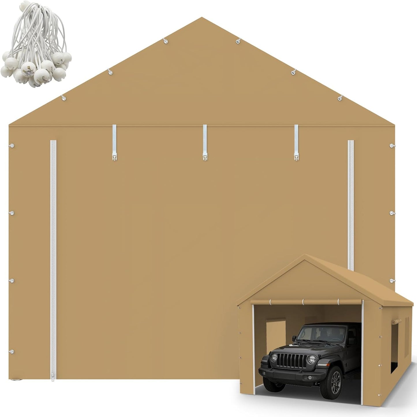 Carport Zip Door Panel